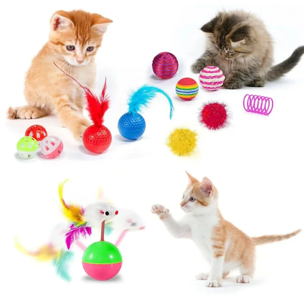 31 PCS Cat Toys Kitten Toys Assortments